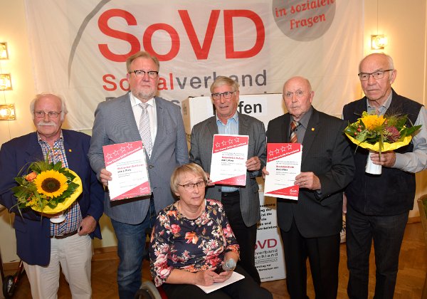 Der SoVD Osnabrück plus Landkreis feierte im Landgasthaus Kortlüke am 27. September 2019